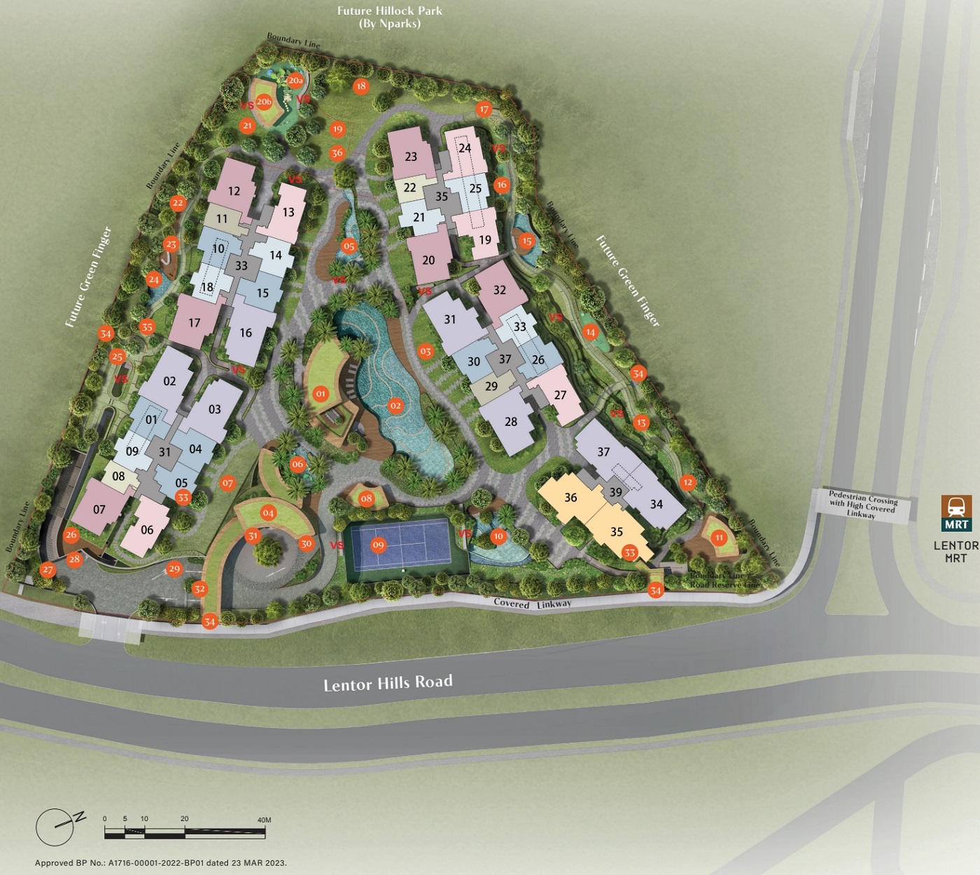 Lentor Hills Residences Site Plan & Facilities