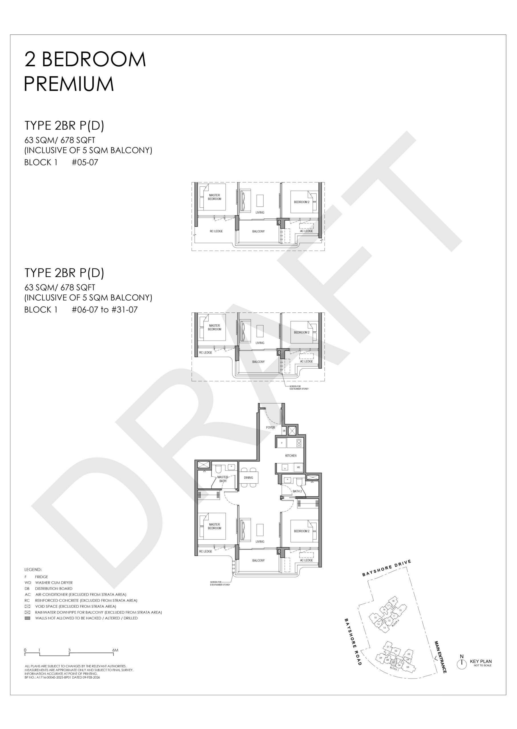 Vela Bay 2 Bedroom Premium Floor Plan