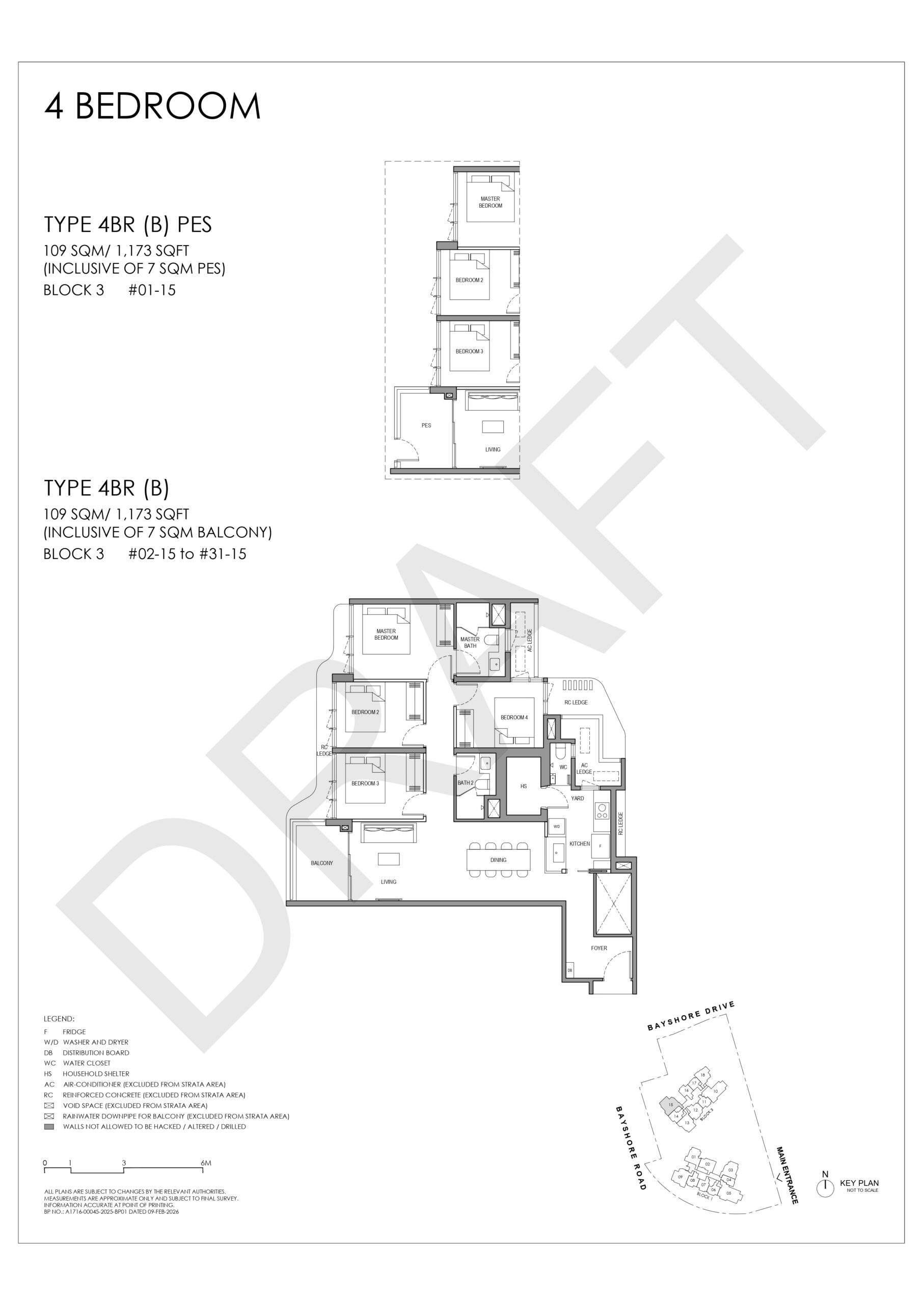 Vela Bay 4 Bedroom Floor Plan