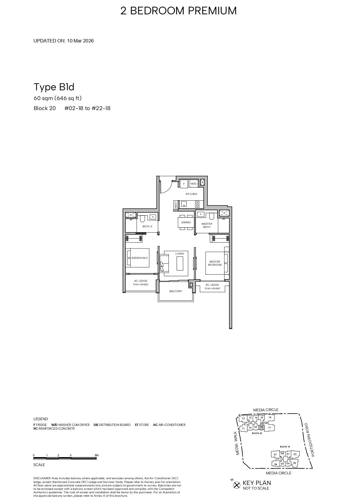 Hudson 2 Bedroom premium B1D