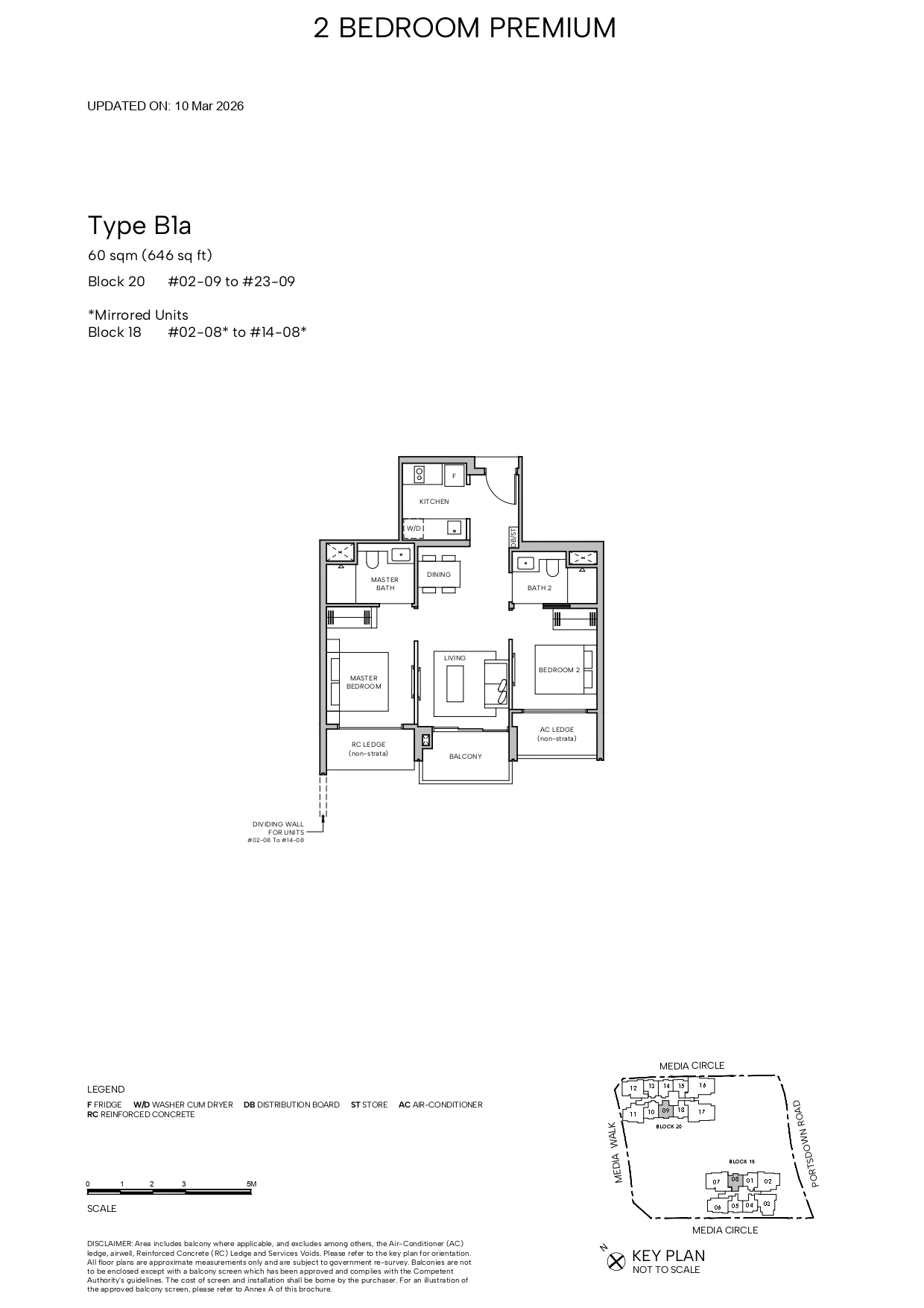 Hudson 2 bedroom premium B1A