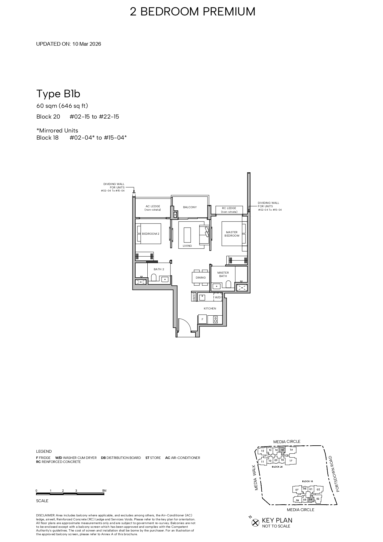 Hudson 2 bedroom premium B1B