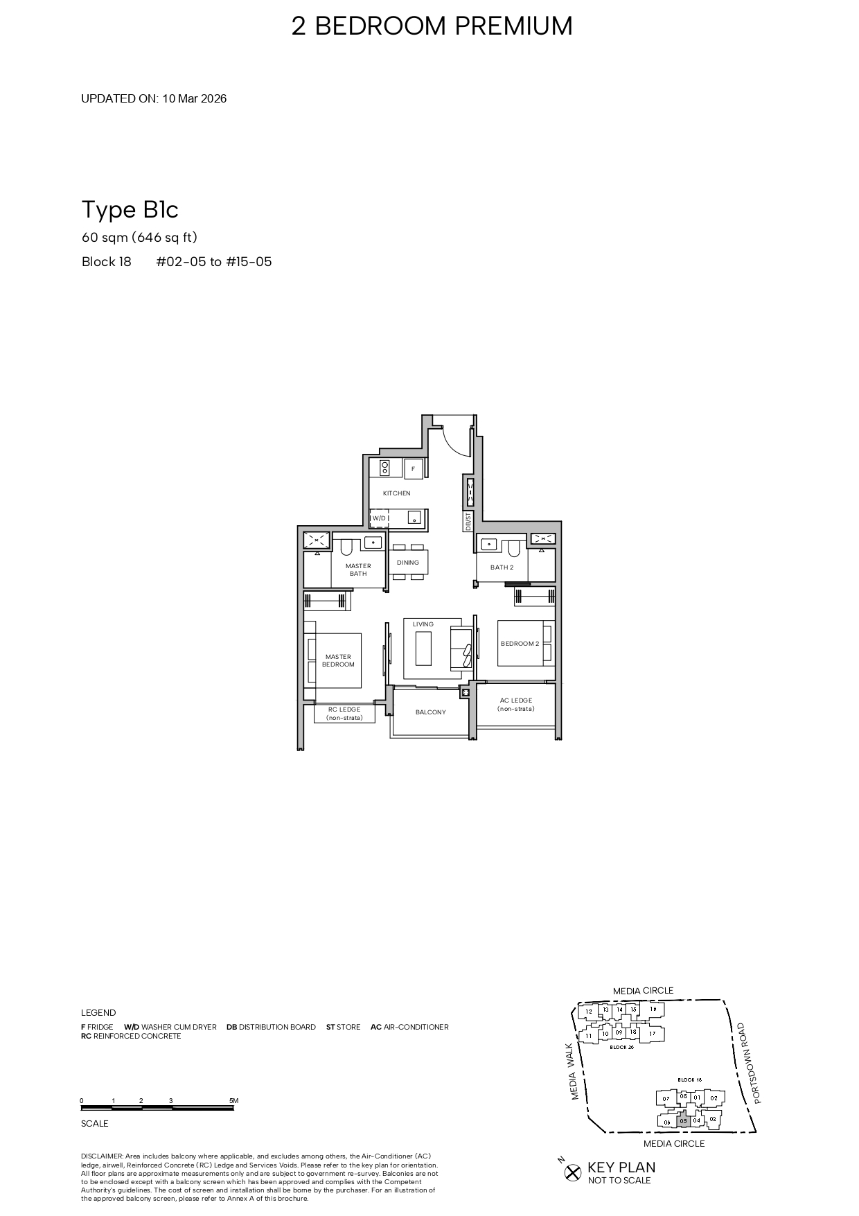 Hudson 2 bedroom premium B1C