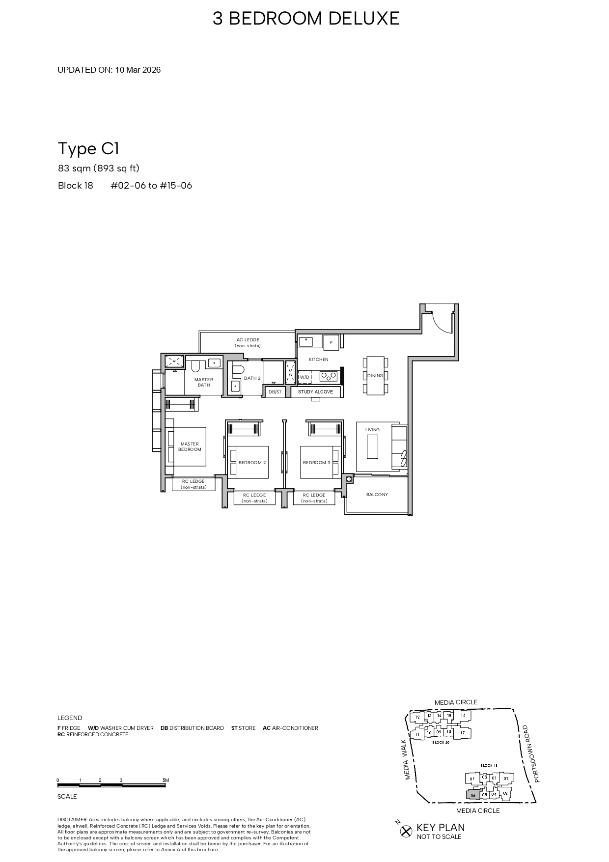 Hudson 3 Bedroom deluxe C1