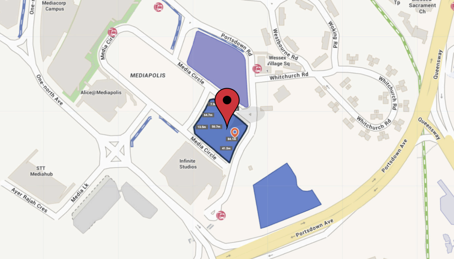 hudson place residences location map