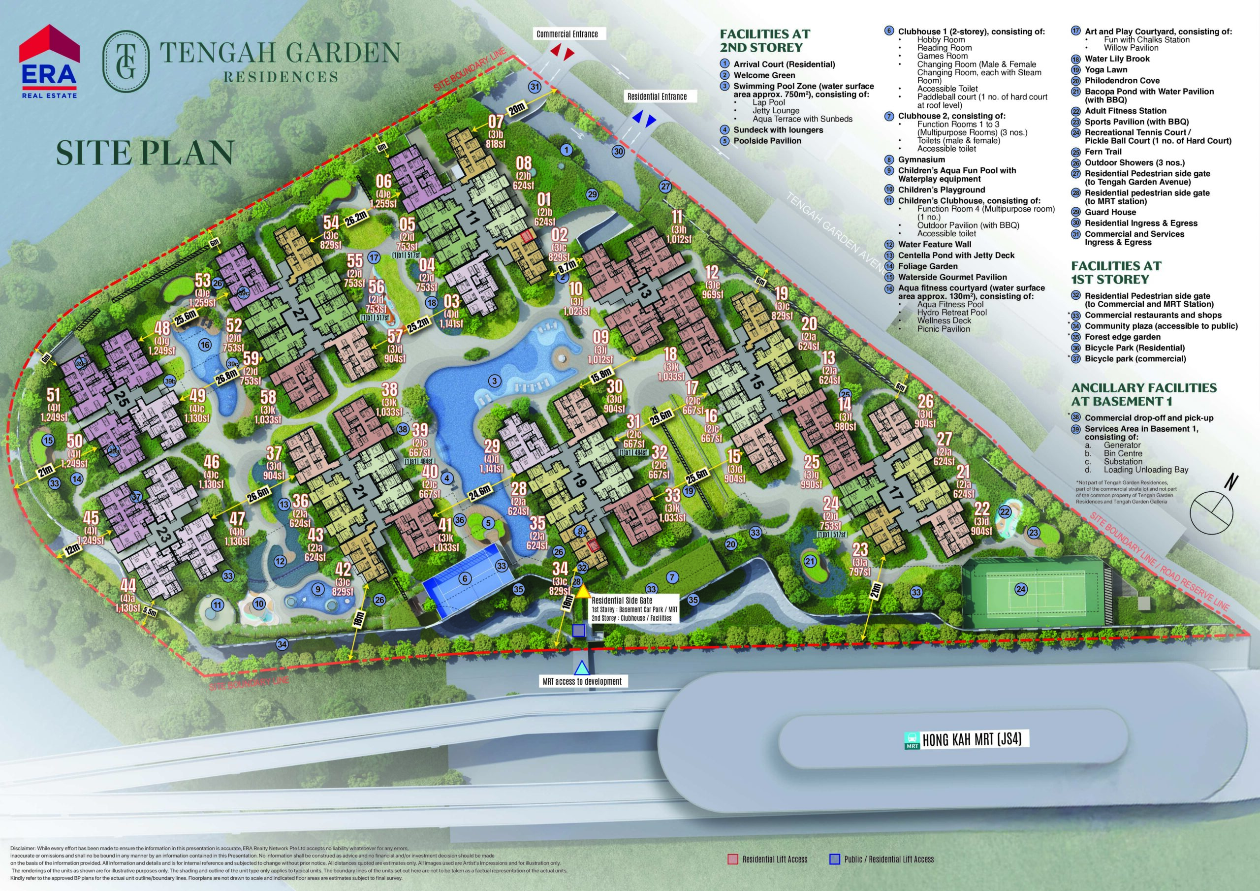Tengah garden residences site plan