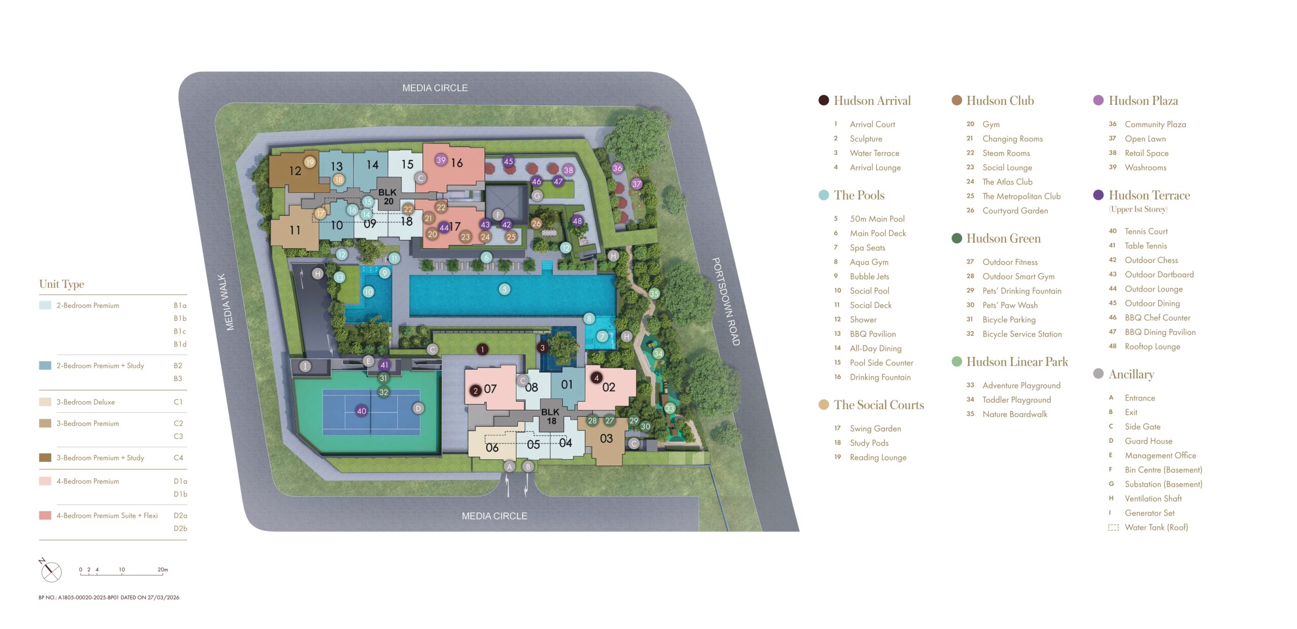 Hudson place residences site plan