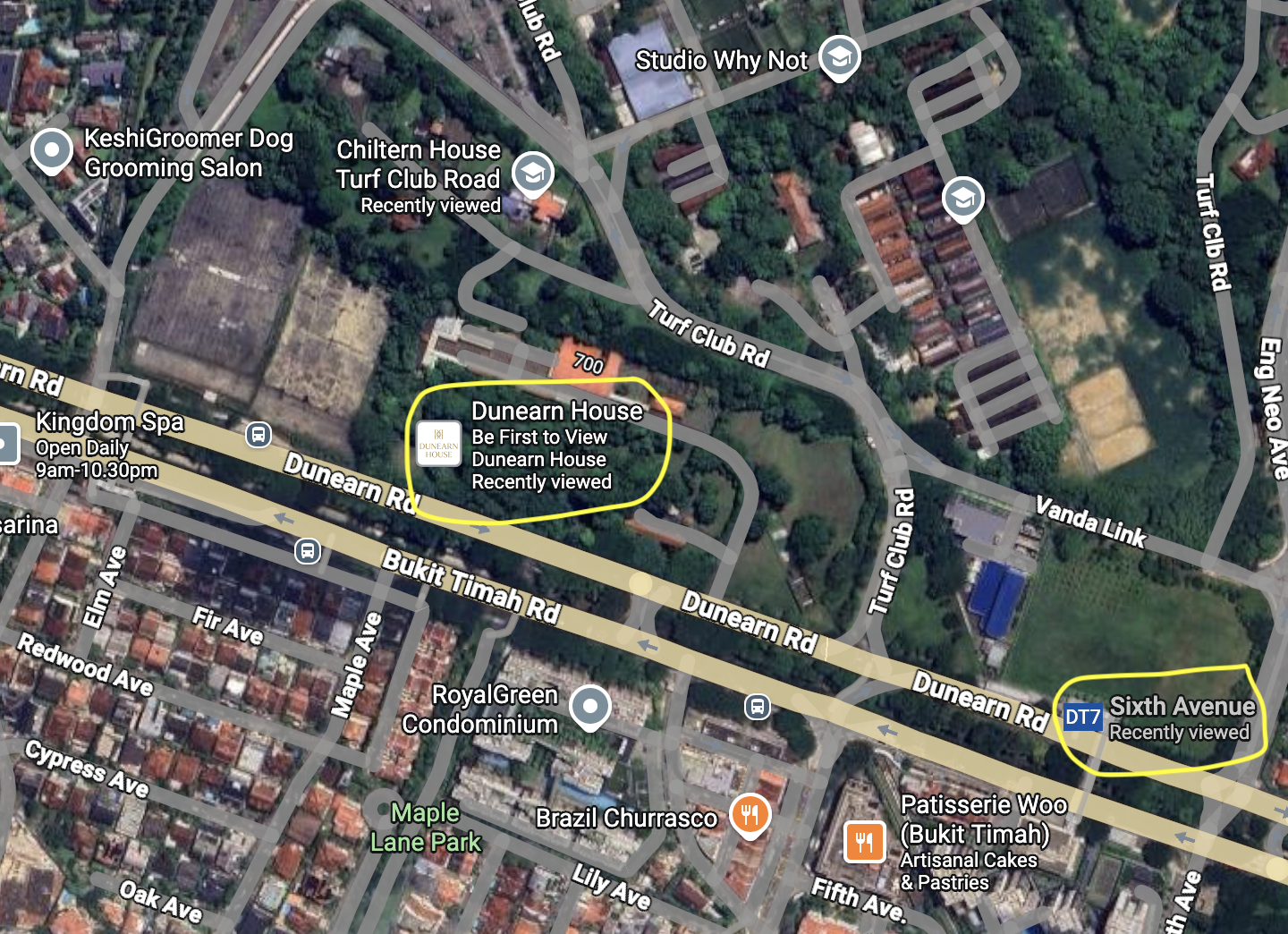 dunearn house map