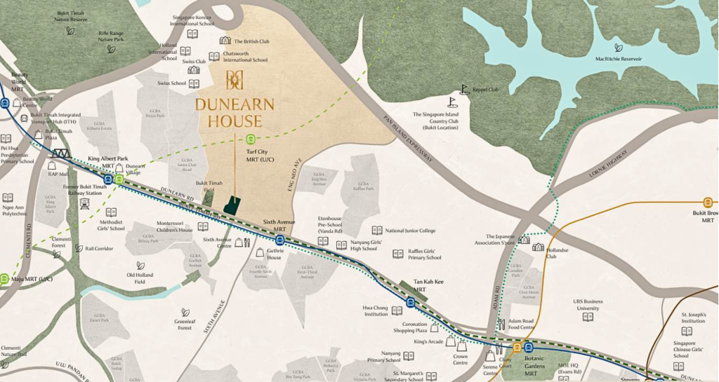 Dunearn House Location