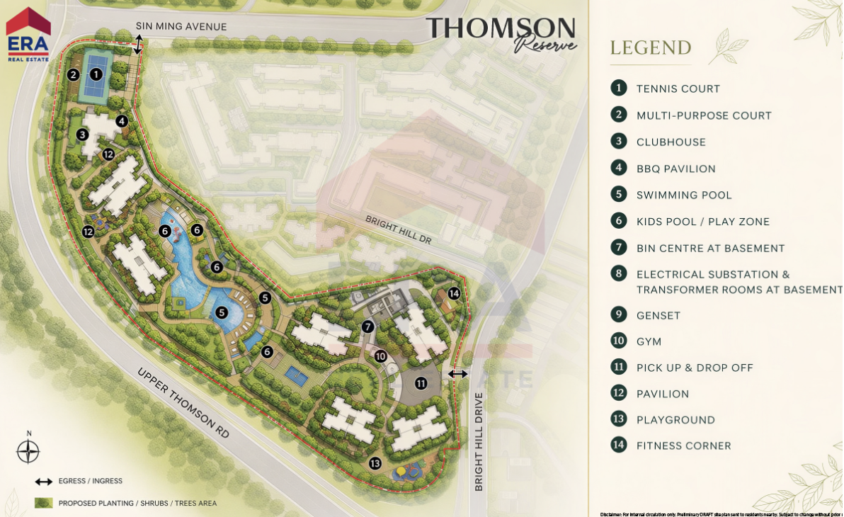 Thomson reserve site plan