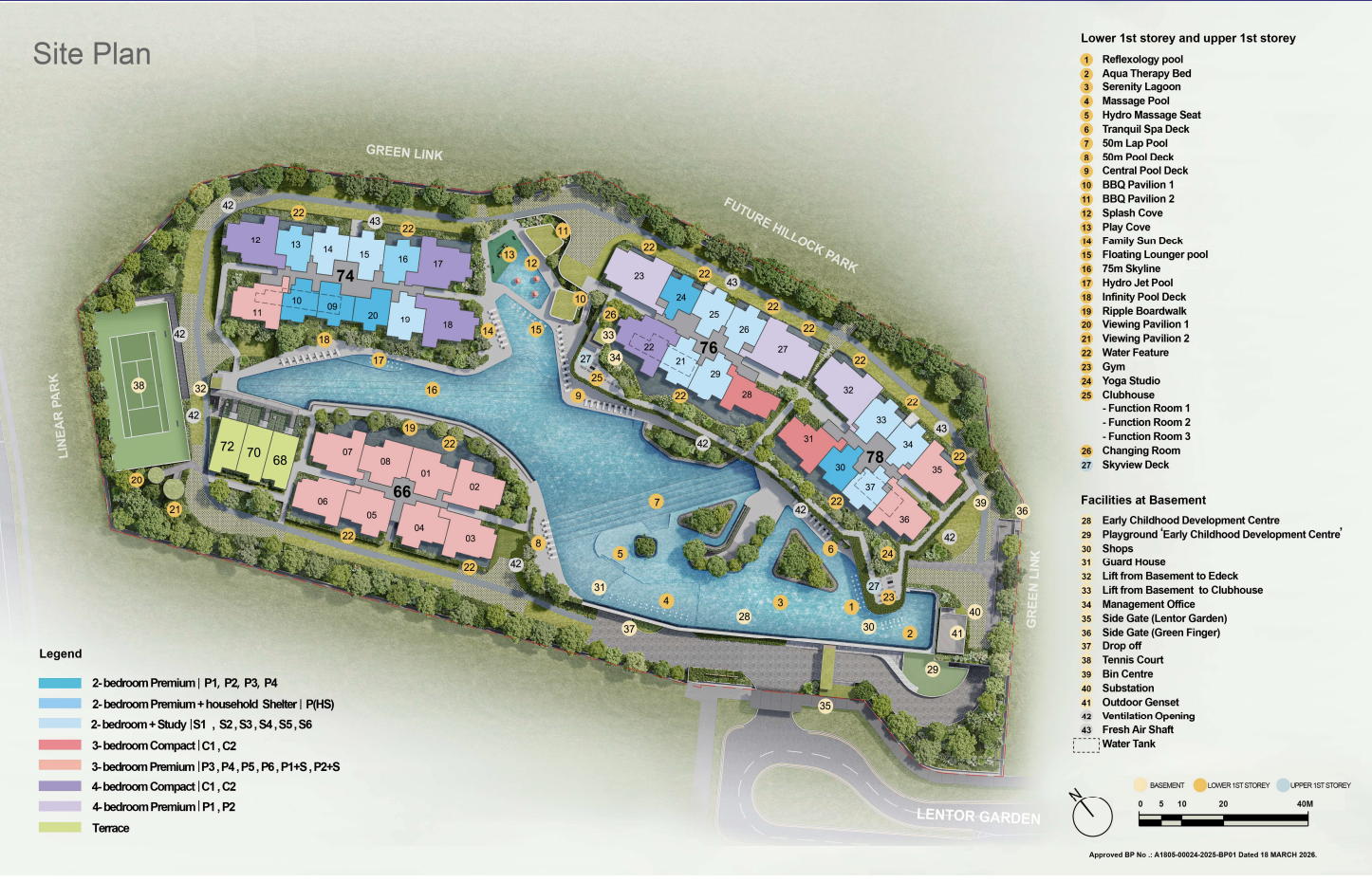 Lentor Garden Residences Site Plan
