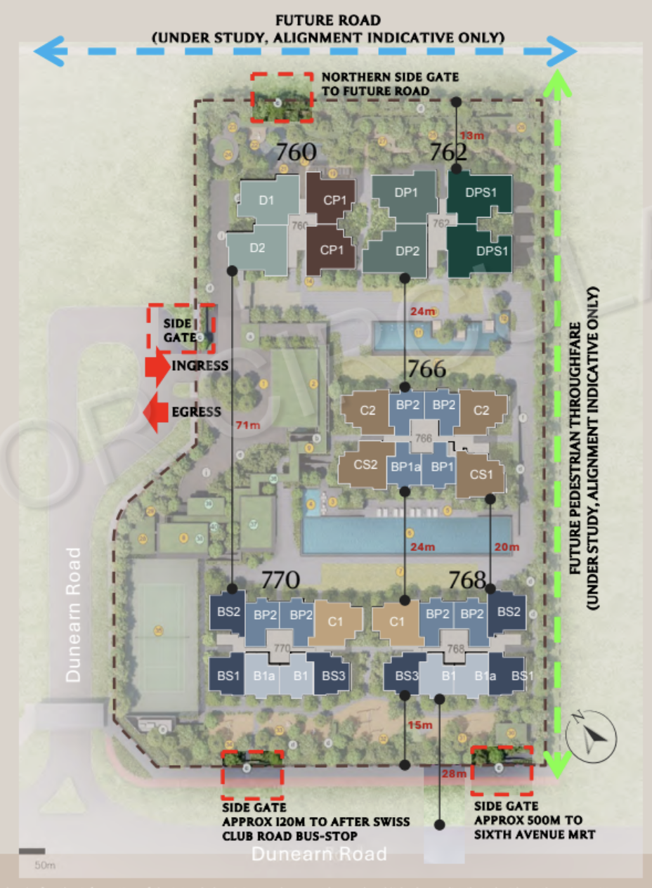 Dunearn House Site Plan