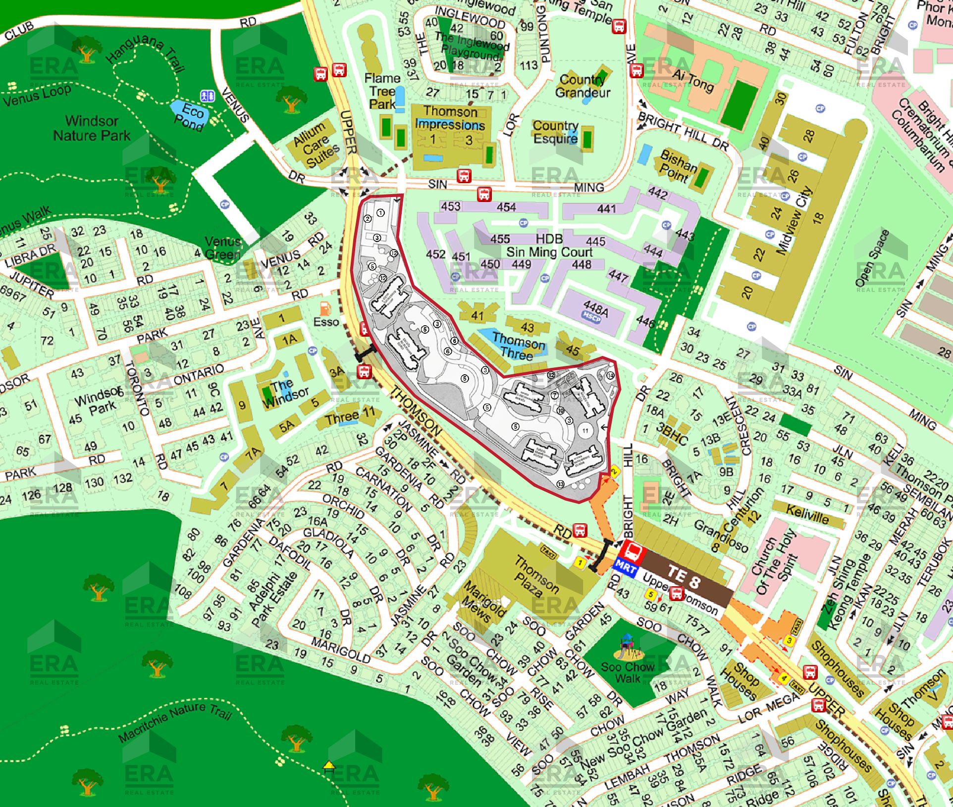 thomson reserve land site