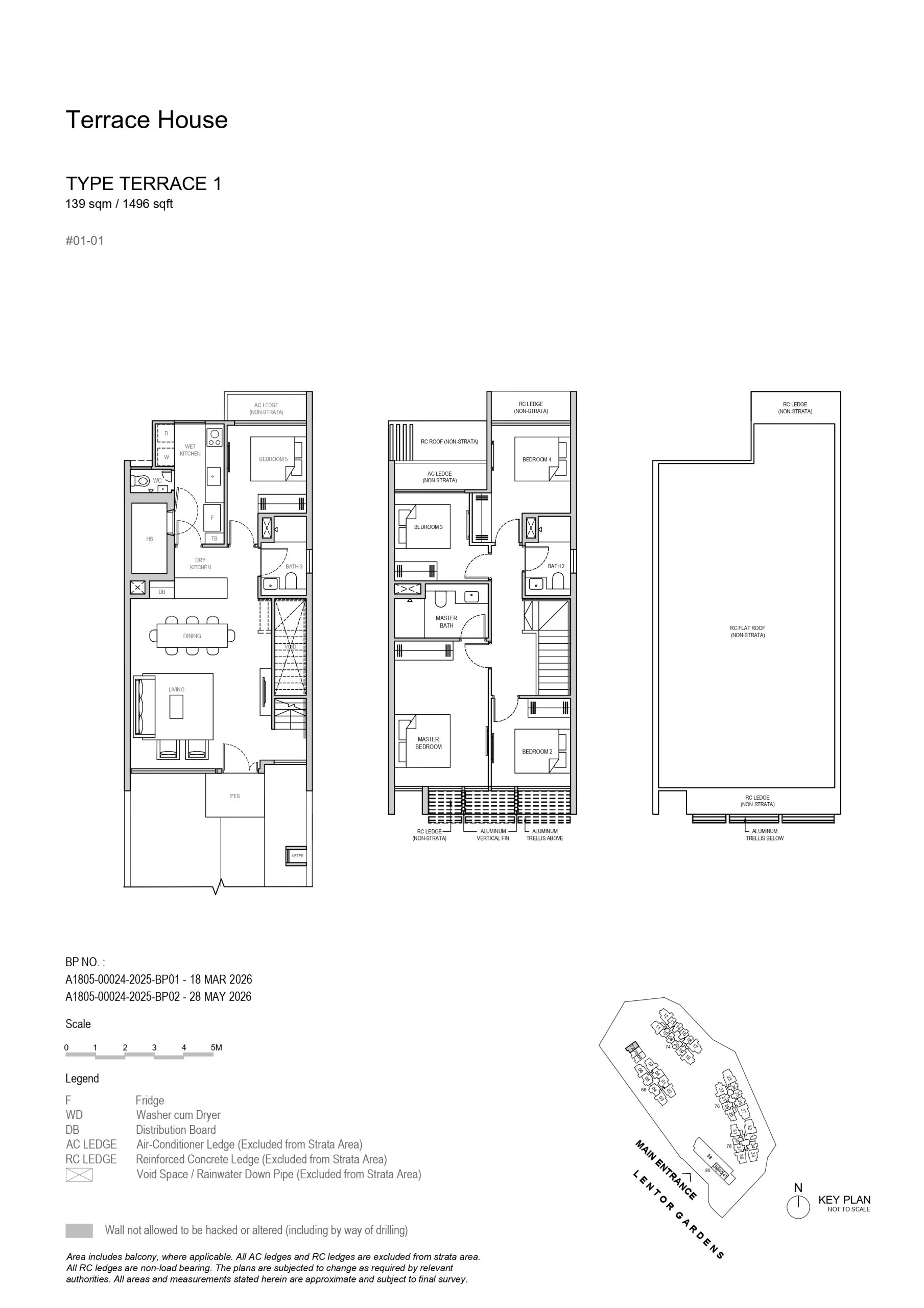 Lentor Garden terrace house 1 floorplan