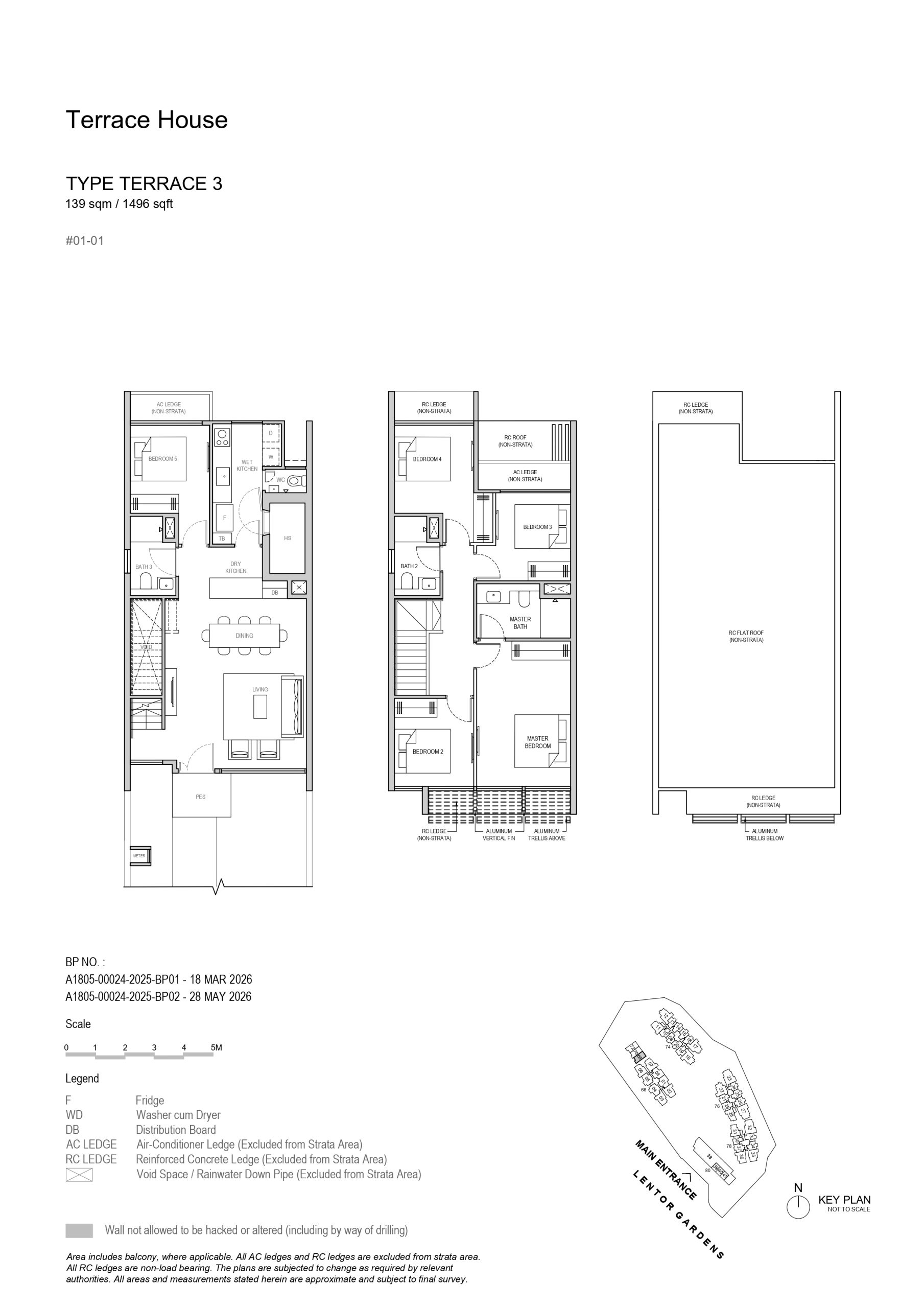 Lentor Garden terrace house 3 floorplan
