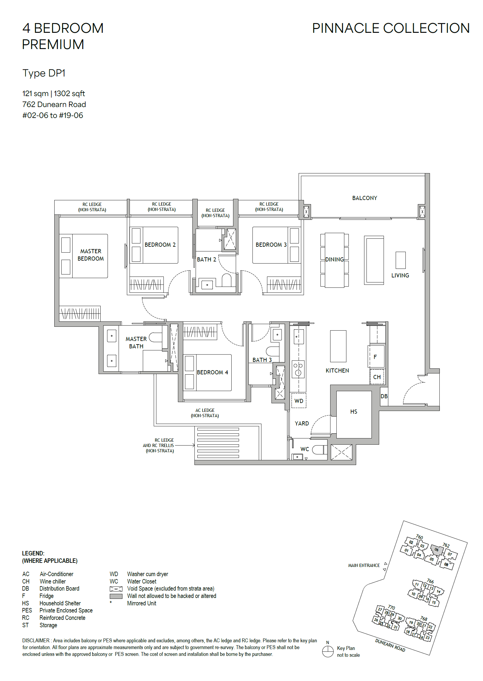 4 Bedroom Premium DP1 Floorplan
