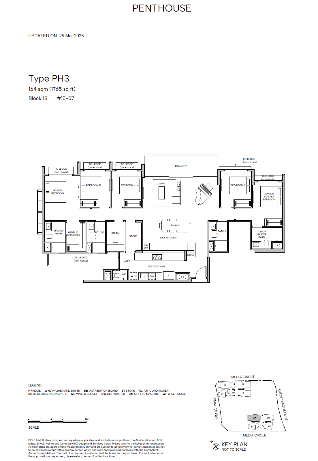hudson place penthouse floorplan
