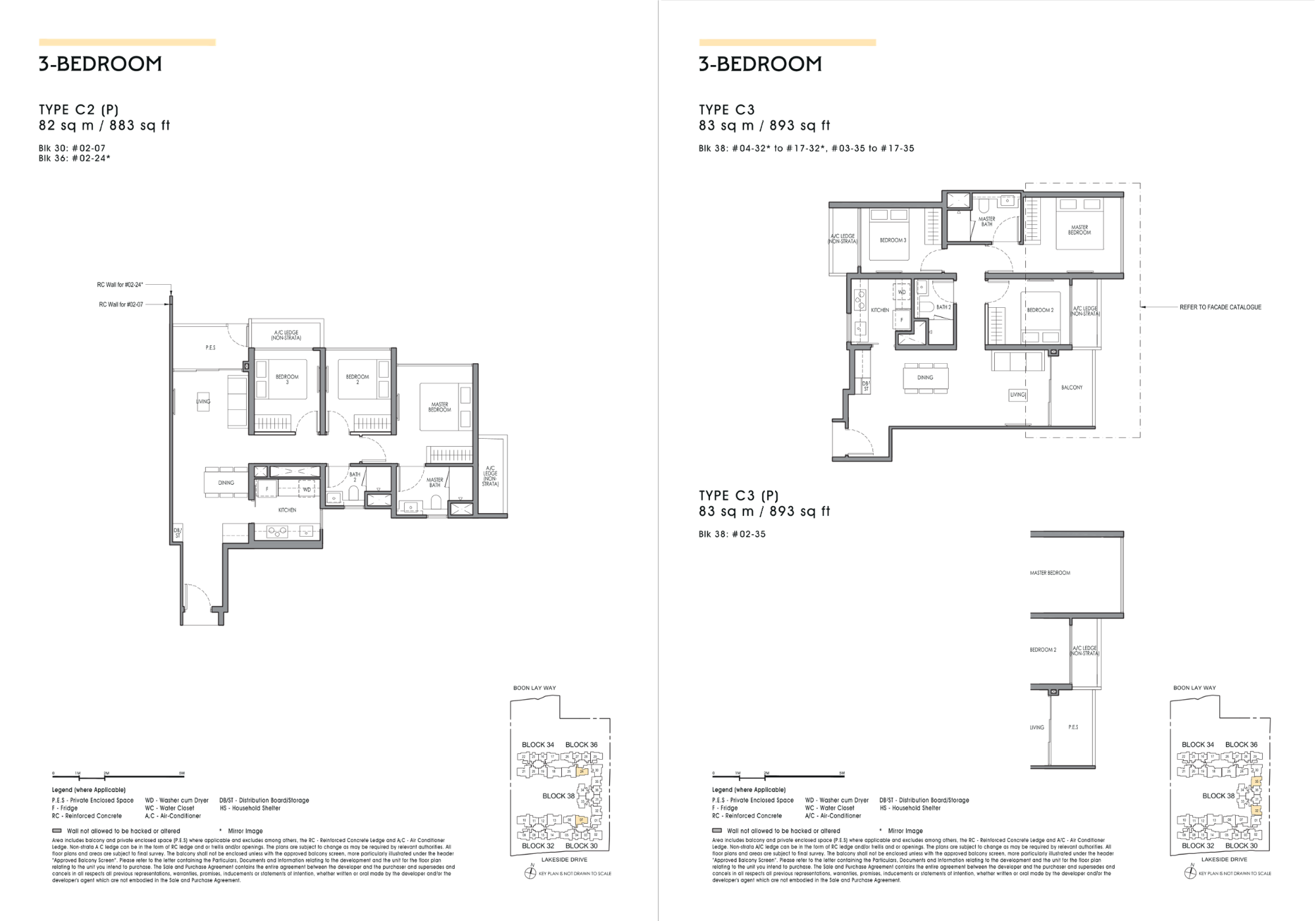 Lucerne 3 Bedroom Floorplan C2P-3