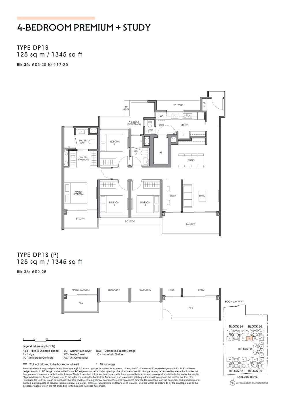 Lucerne 4 Bedroom Premium+Study Floorplan