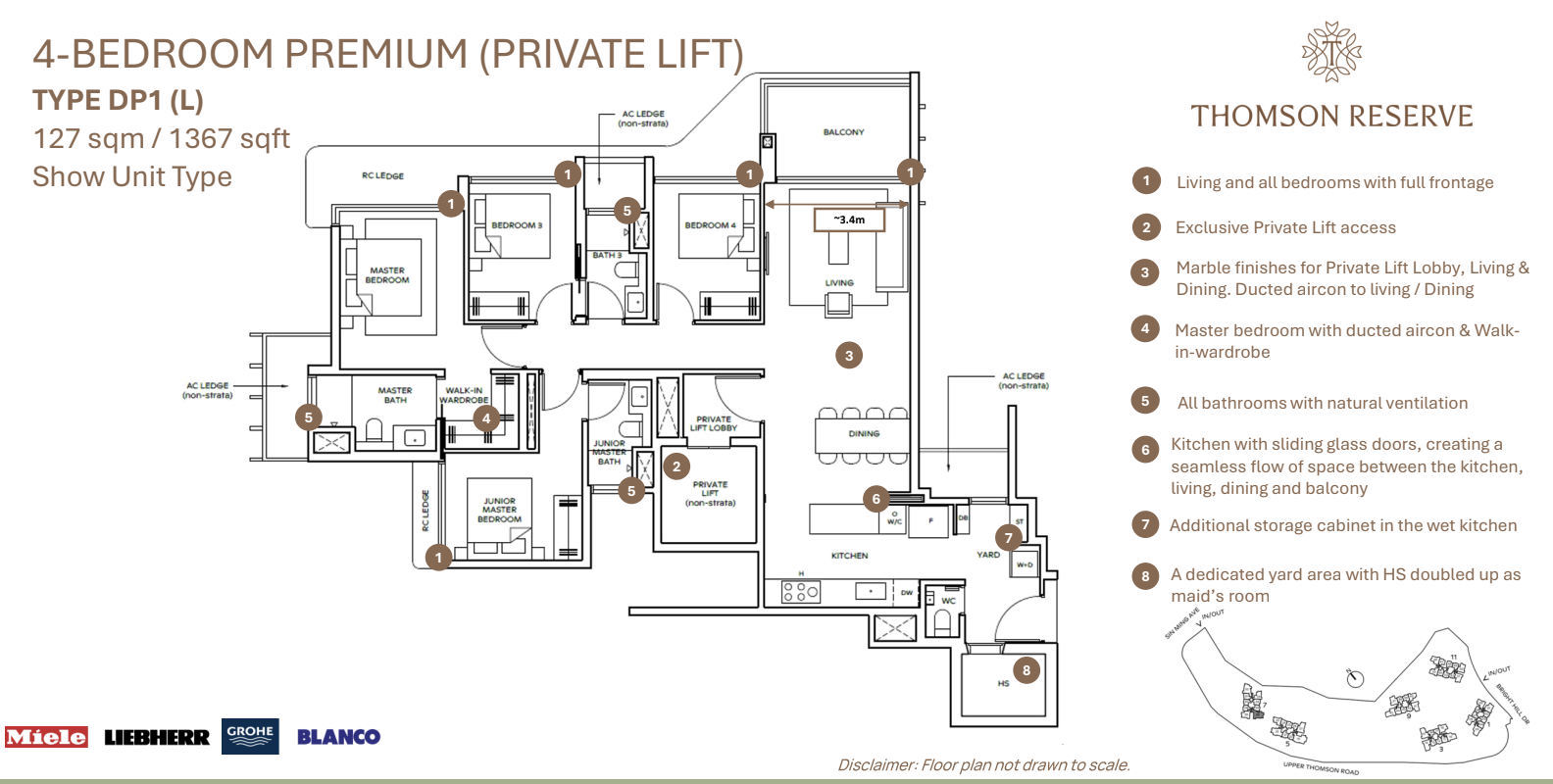 thomson reserve 4 bedroom floorplan