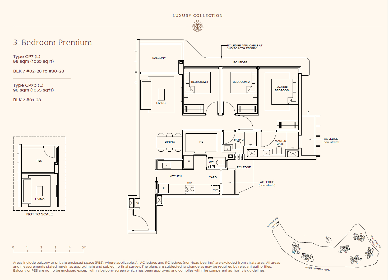 thomson reserve 3 bedroom premium floorplan