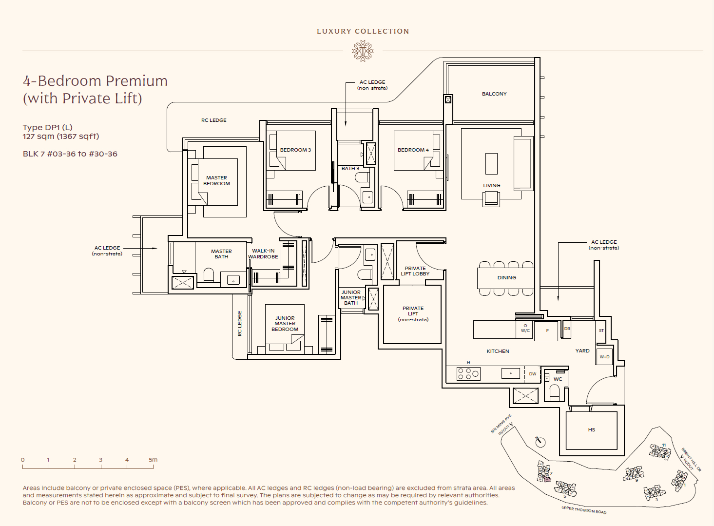 thomson reserve 4 bedroom premium dp1 floorplan